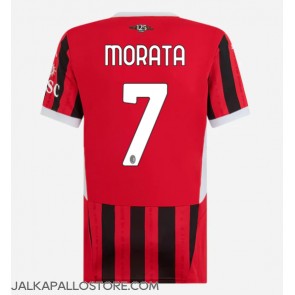 AC Milan Alvaro Morata #7 Kotipaita Naisten 2024-25 Lyhythihainen